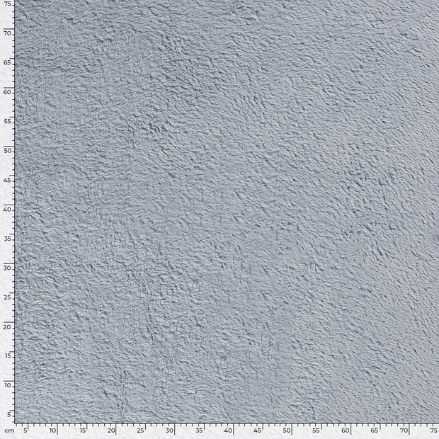 Teddy fabric Unicolour Baby Blue