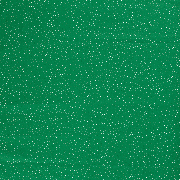Algodón Popelina tela Verde mate 