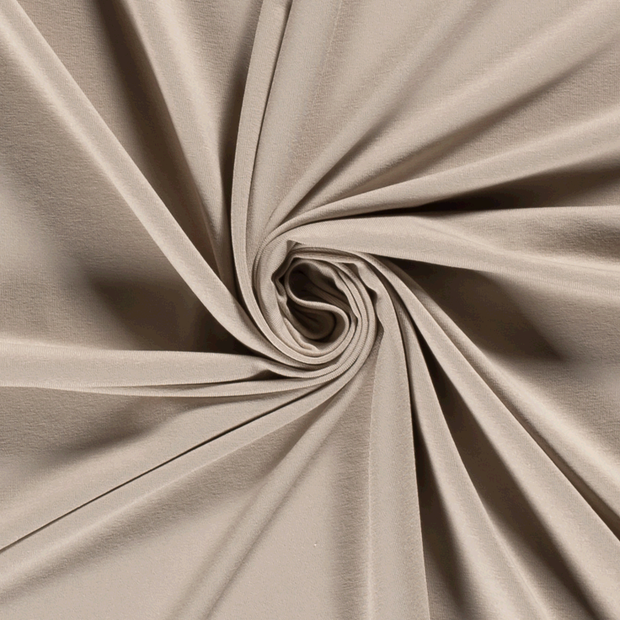 Viscose Jersey fabric Unicolour Beige