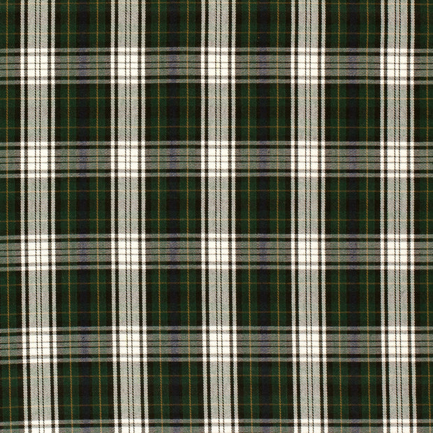 Gabardine fabric Checks Dark Green