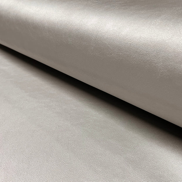 Artificial Leather fabric Unicolour Silver