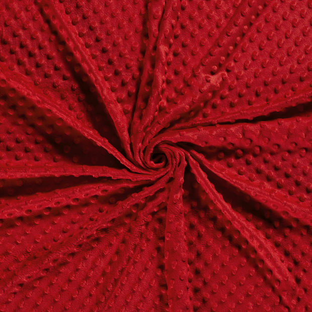 Minky fabric Red 
