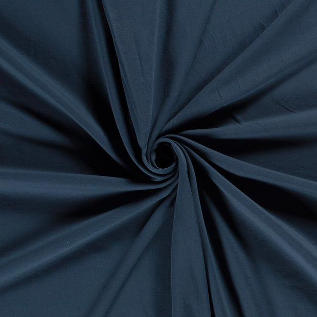 French Terry fabric Dark Indigo brushed 