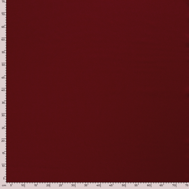 Burlington tissu Unicolore Rouge Bordeaux