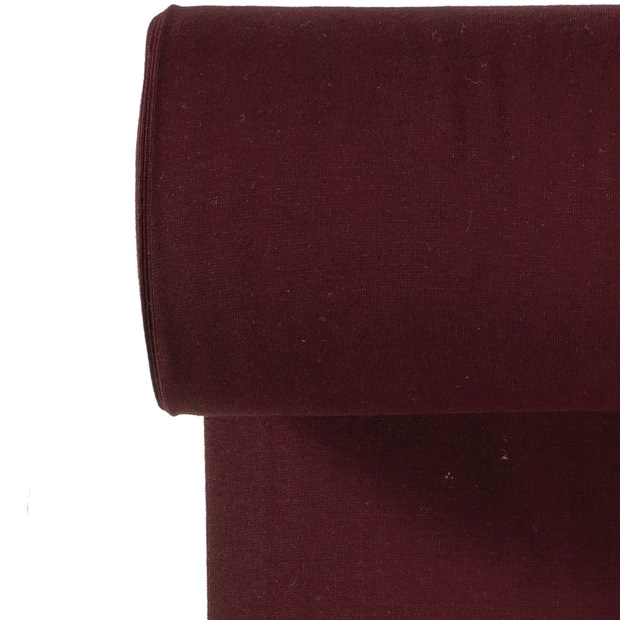 Cuff fabric Unicolour Bordeaux