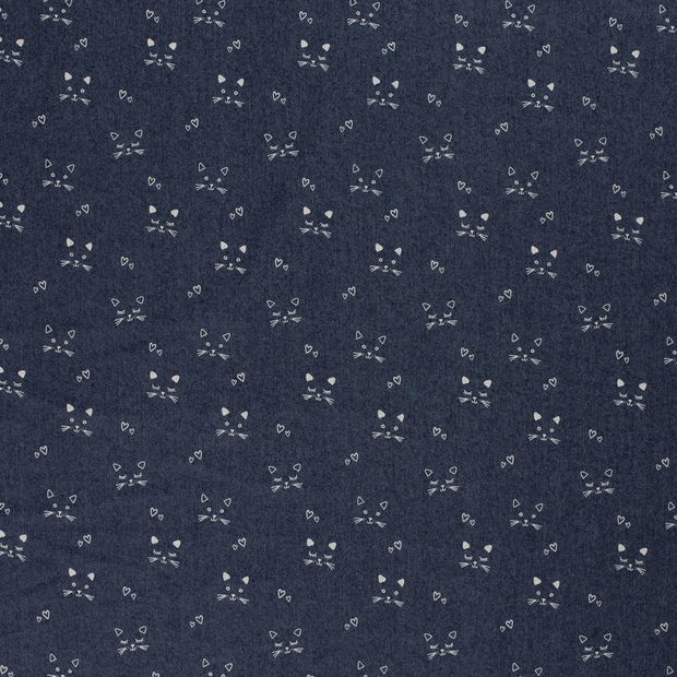 Denim fabric Navy 