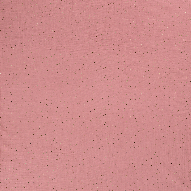 Mousseline stof Licht roze mat 
