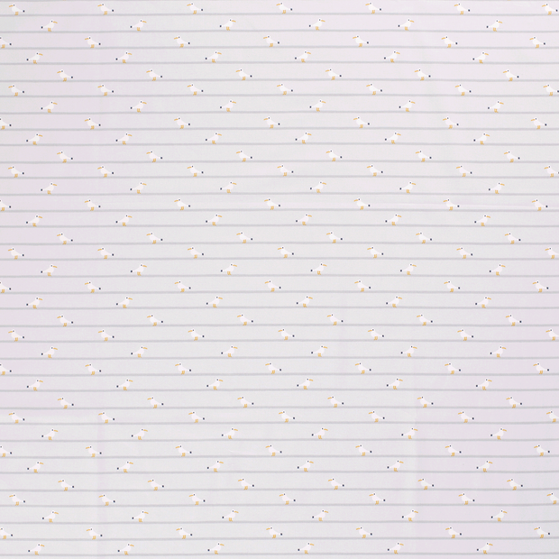 Cotton Poplin fabric Light Grey matte 