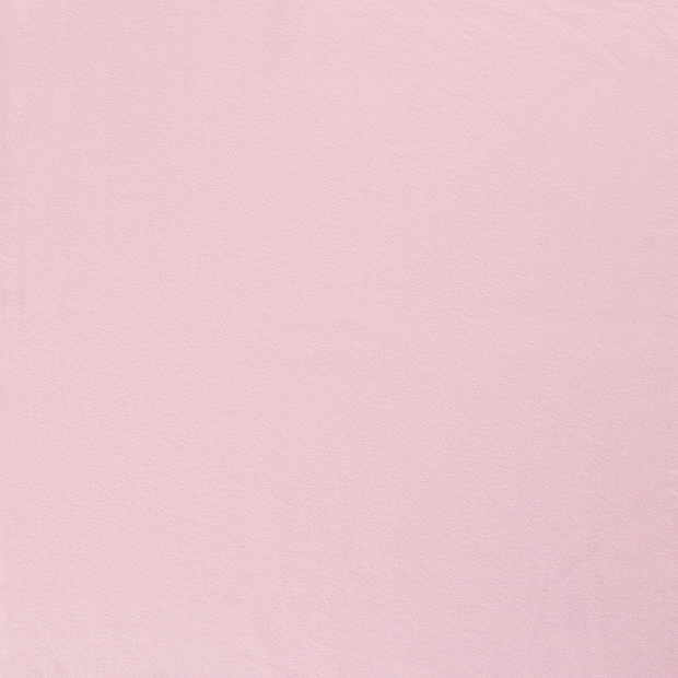Katoen Fleece stof Licht roze zacht 