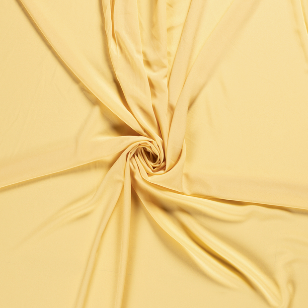 Crêpe Georgette fabric Light Yellow 