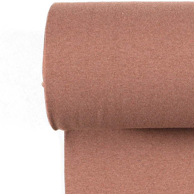 Bord Cote tissu Unicolore Vieux rose