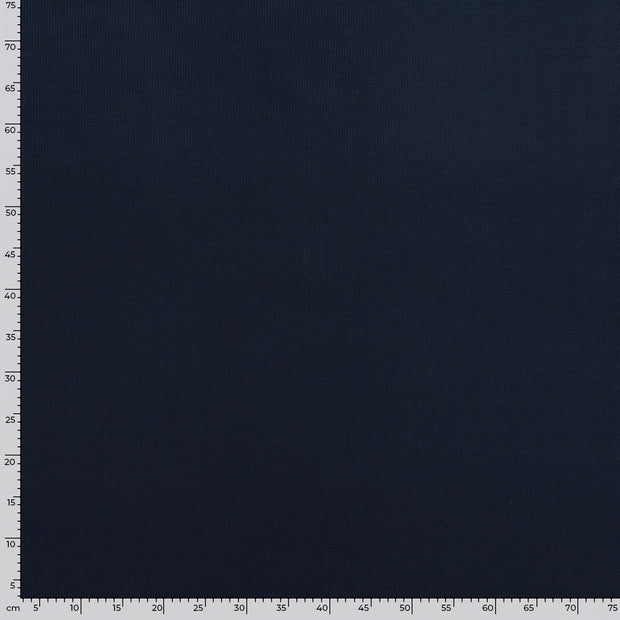 Heavy Knit fabric Cable Navy