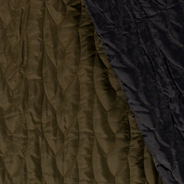 Stepped Lining fabric Abstract Khaki Green