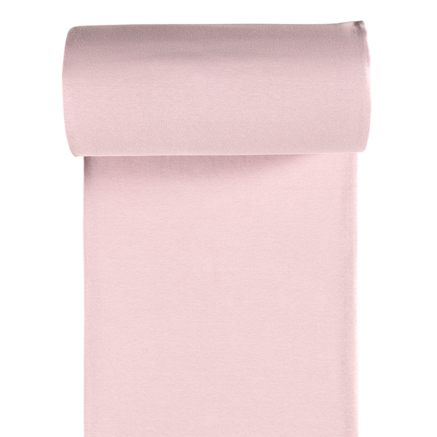 Cuff Material GOTS organic fabric Light Pink matte 