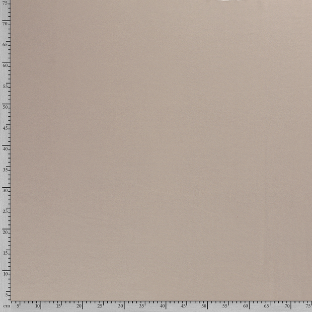 ECOVERO™ French Terry tissu Unicolore Gris taupe