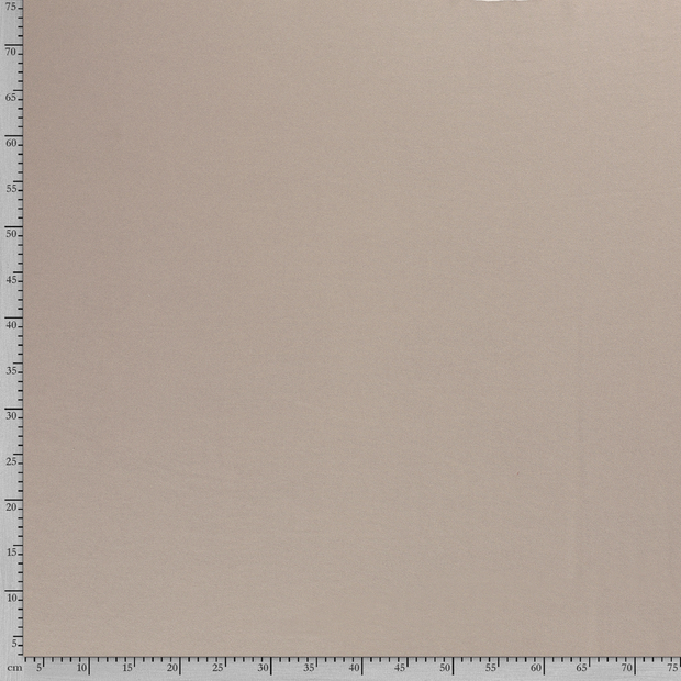 ECOVERO™ French Terry fabric Unicolour Taupe Grey