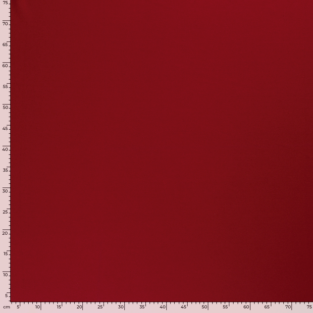 Milano tissu Unicolore Rouge