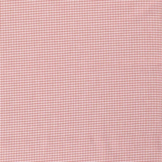 Cotton Poplin Yarn Dyed fabric Checks Pink