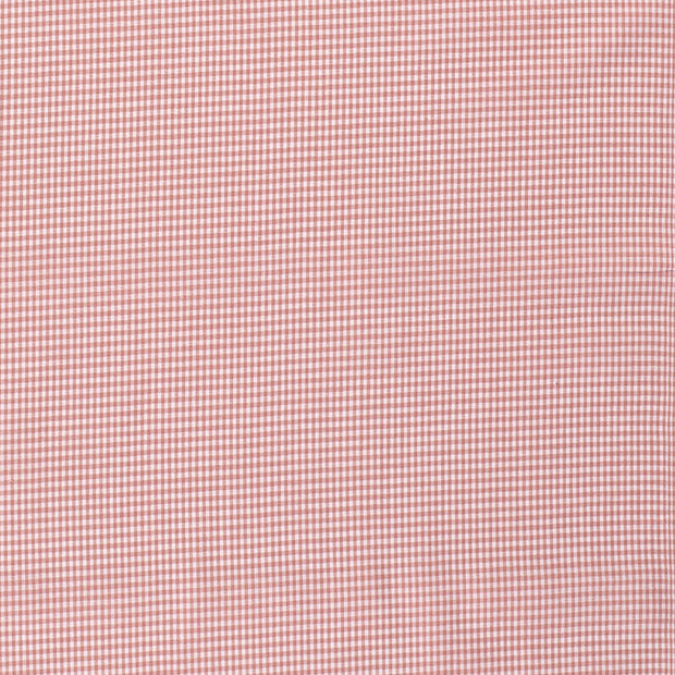 Cotton Poplin Yarn Dyed fabric Checks Pink