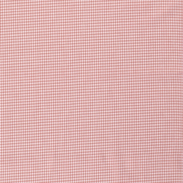 Popeline de Coton Fil Teint tissu Carreaux Rose