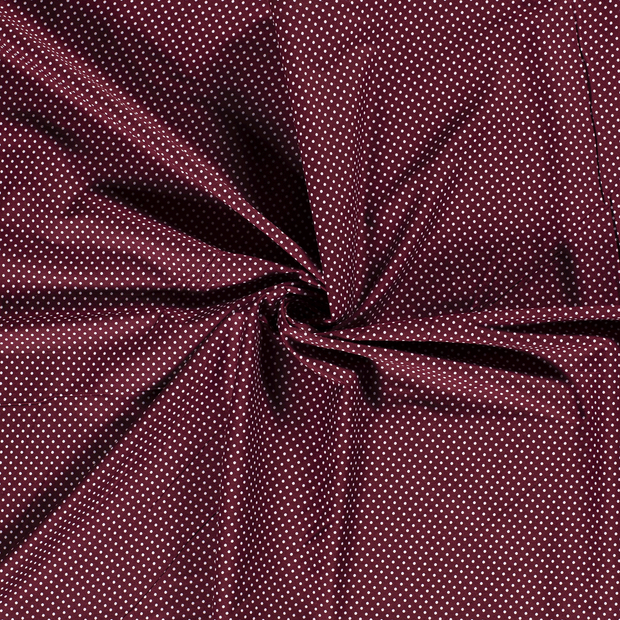 Cotton Poplin fabric Fuchsia printed 
