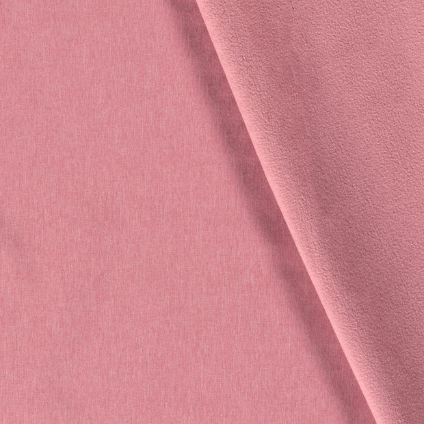 Softshell stof Melange Licht roze