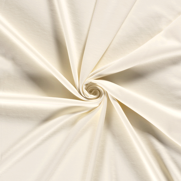 Velvet fabric Off White 