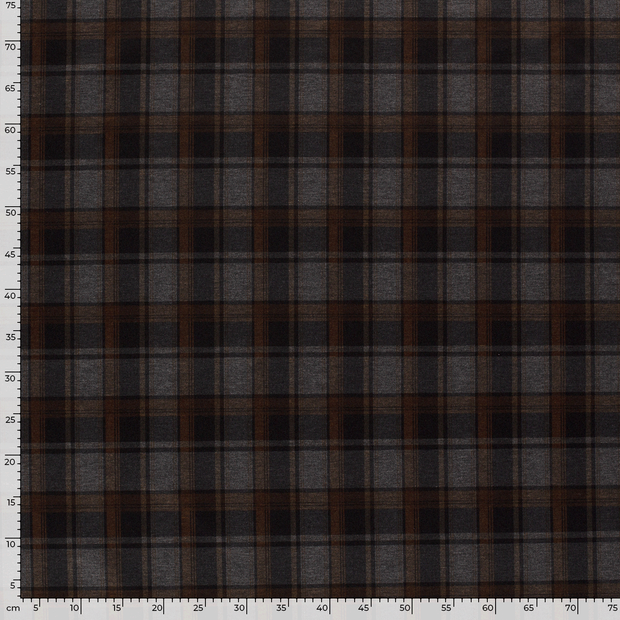 Punta di Roma fabric Checks printed 