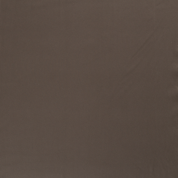 Rib Jersey fabrik Braun-Taupe matt 
