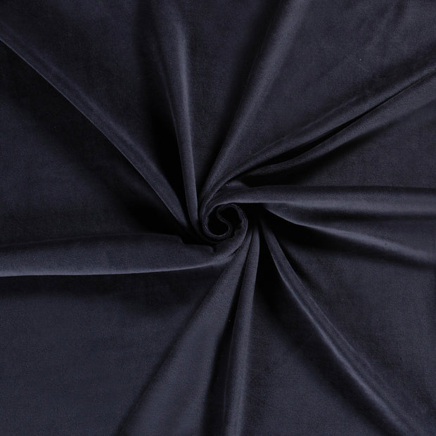 Nicky velours fabric Navy 