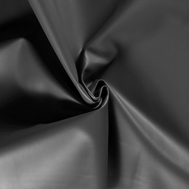 Artificial Leather fabric Dark Grey 