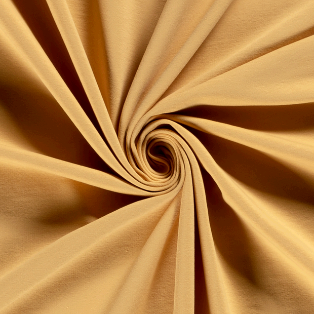 French Terry fabric Unicolour Light Yellow