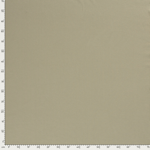 Gauffré Jersey tissu Unicolore Vert Olive