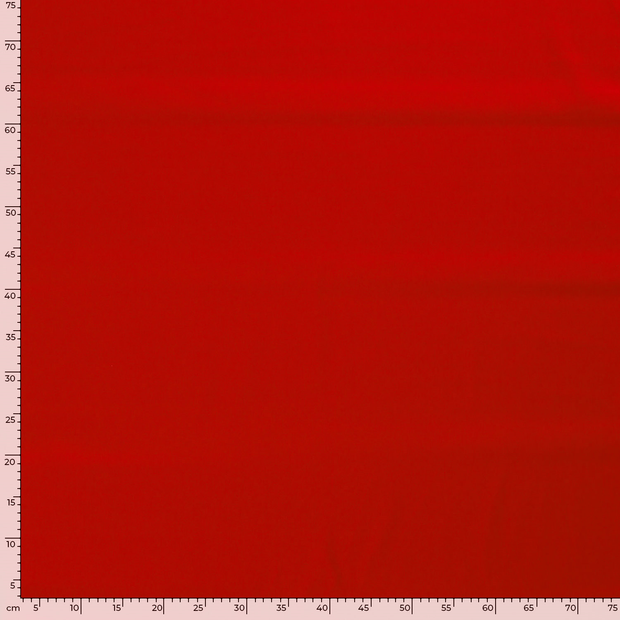 Cotton Poplin fabric Unicolour Red