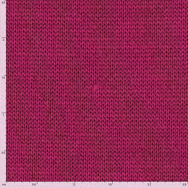 Punta di Roma fabric Unicolour Fuchsia