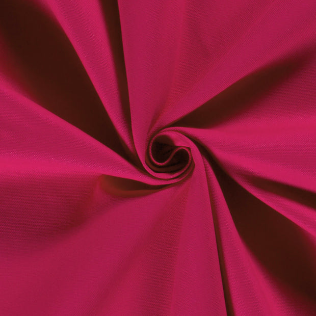 Canvas fabric Unicolour Fuchsia