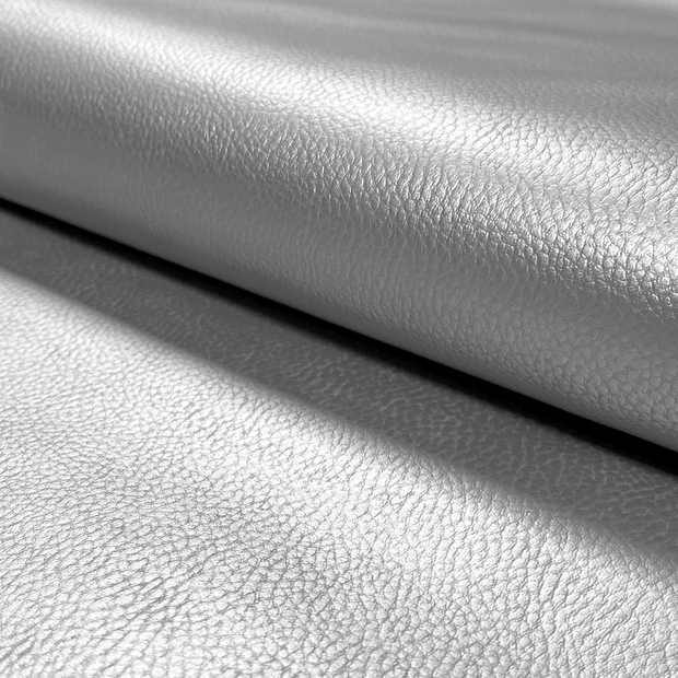 Artificial Leather fabric Unicolour Silver