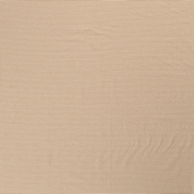 Cotton Jersey Yarn Dyed fabric Nutmeg soft 