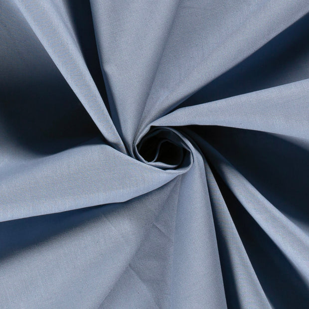 Cretonne fabric Unicolour Steel Blue