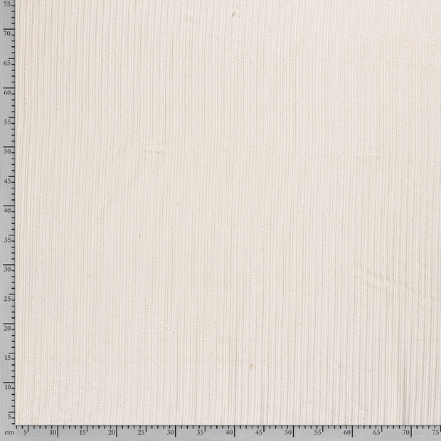 Corduroy 4.5w fabric Unicolour Off White