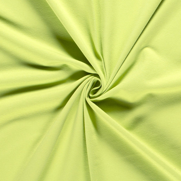 French Terry fabric Unicolour Lime Green