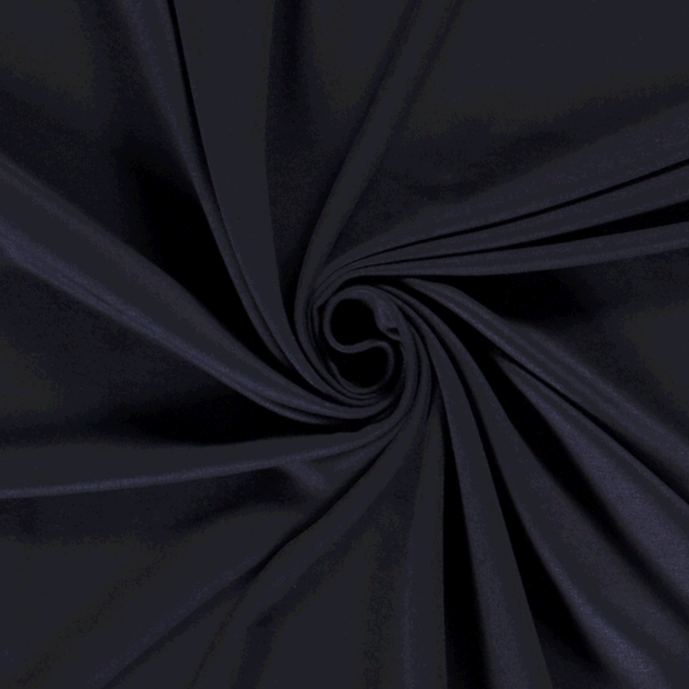 ECOVERO™ French Terry fabric Unicolour Navy