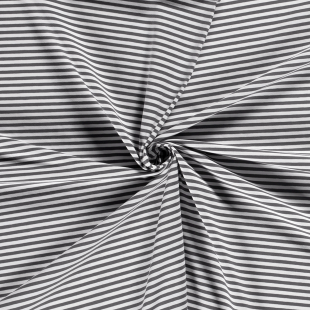 Cotton Jersey Yarn Dyed fabric Dark Grey 