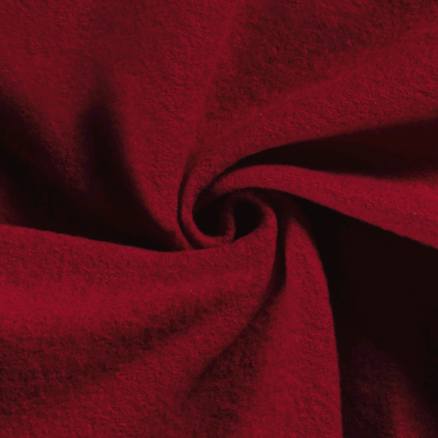 Paño de lana tela Unicolor Rojo