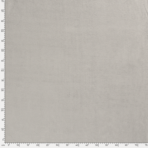 Stretch terry fabric Unicolour Light Grey