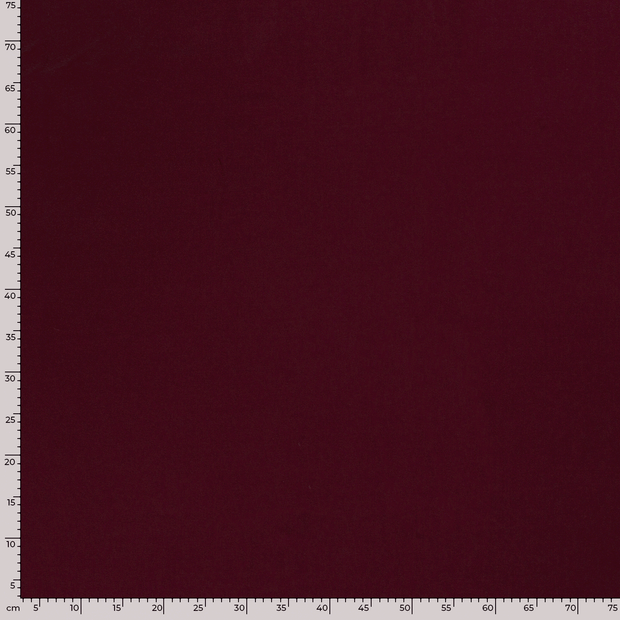 Cotton Jersey fabric Unicolour Bordeaux