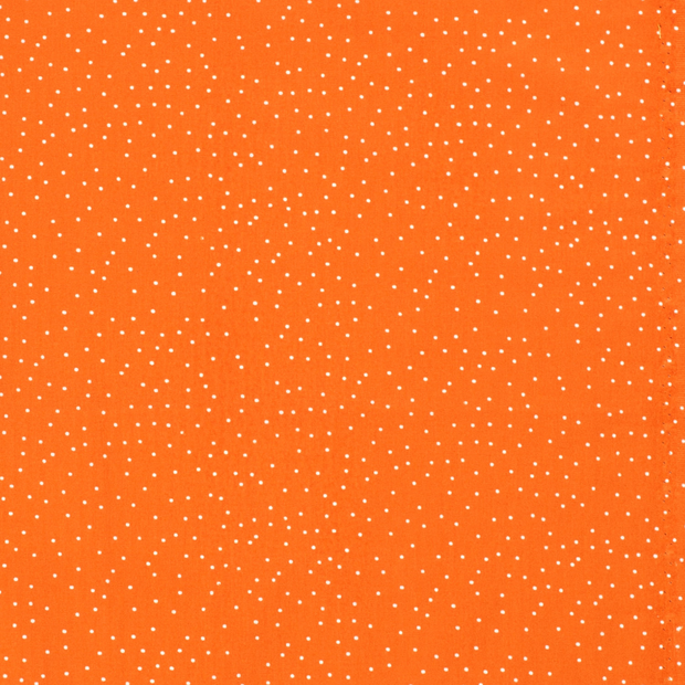 Cotton Poplin fabric Abstract Orange