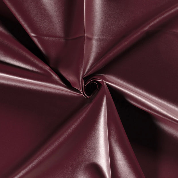 Artificial Leather fabric Wine red 
