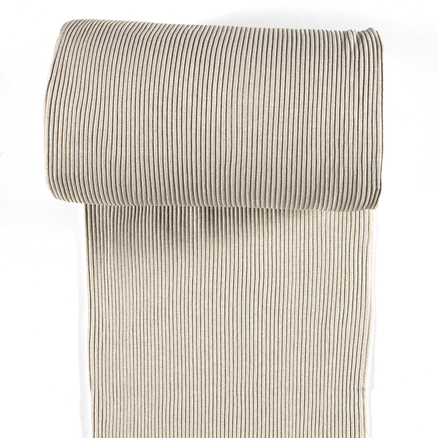 Cuff Material 3x3 rib fabric Beige matte 