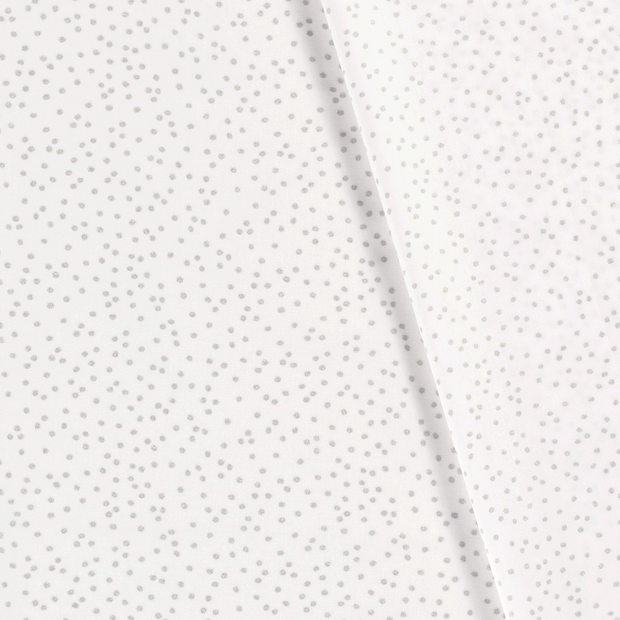 Algodón Popelina tela dots de Navidad estampado con lámina 